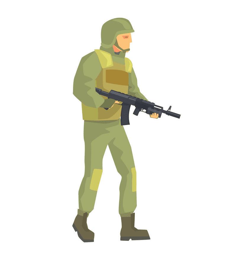Soldier clipart picture