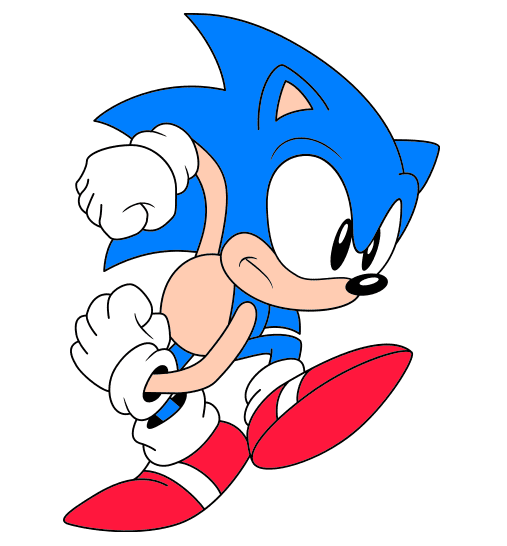 Sonic the Hedgehog clipart picture