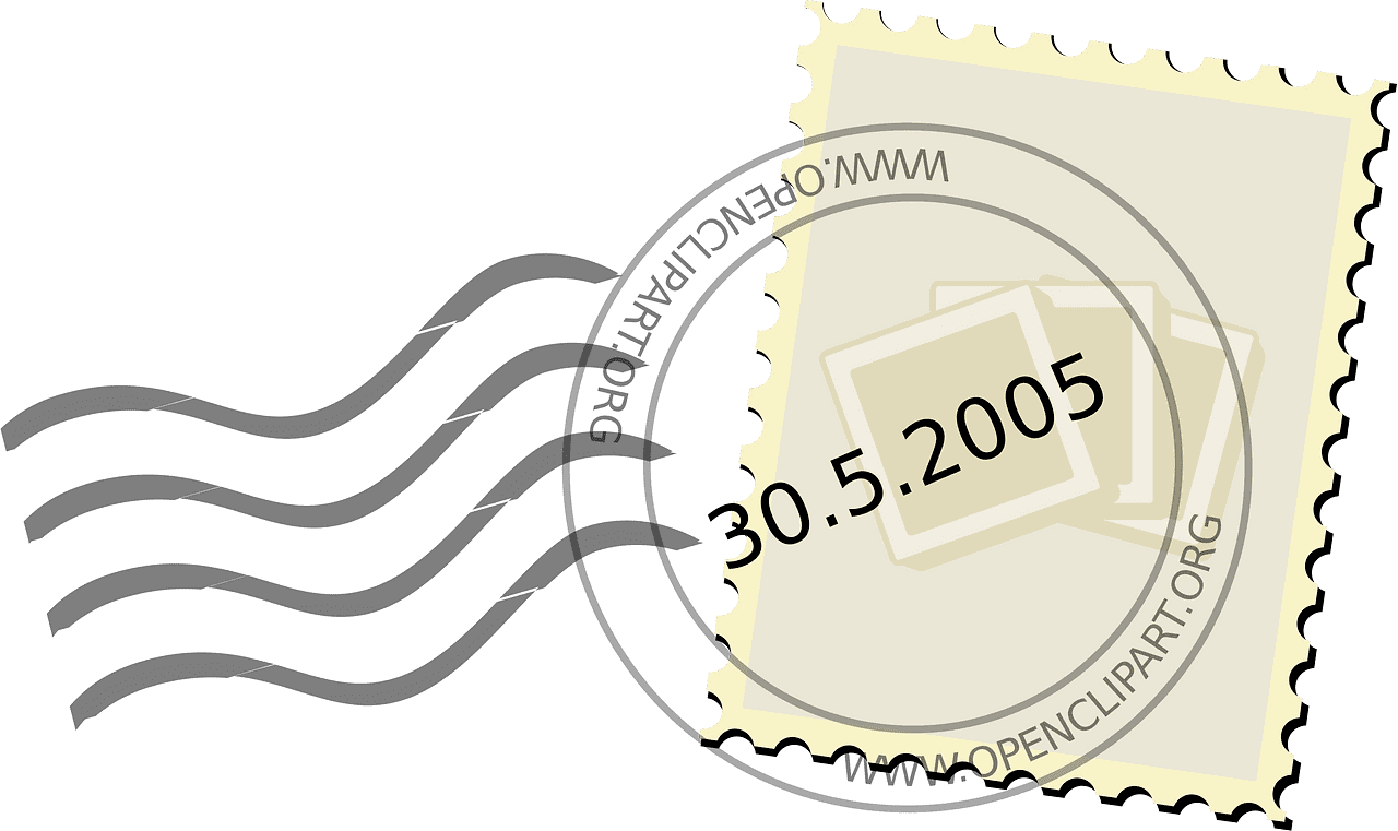 Stamp clipart transparent for kid