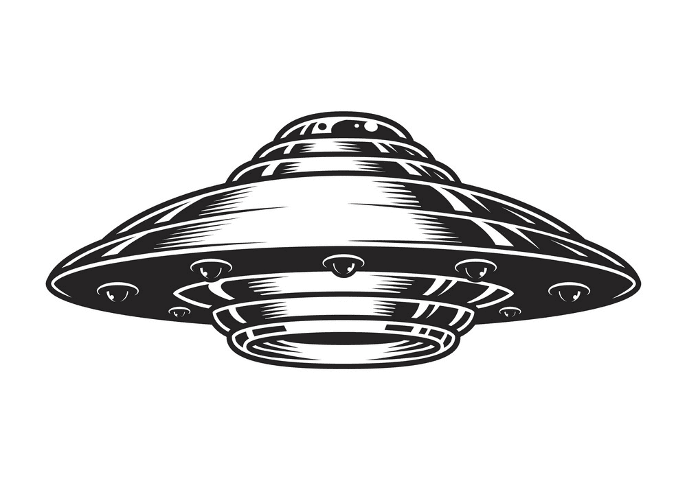 UFO clipart for kids