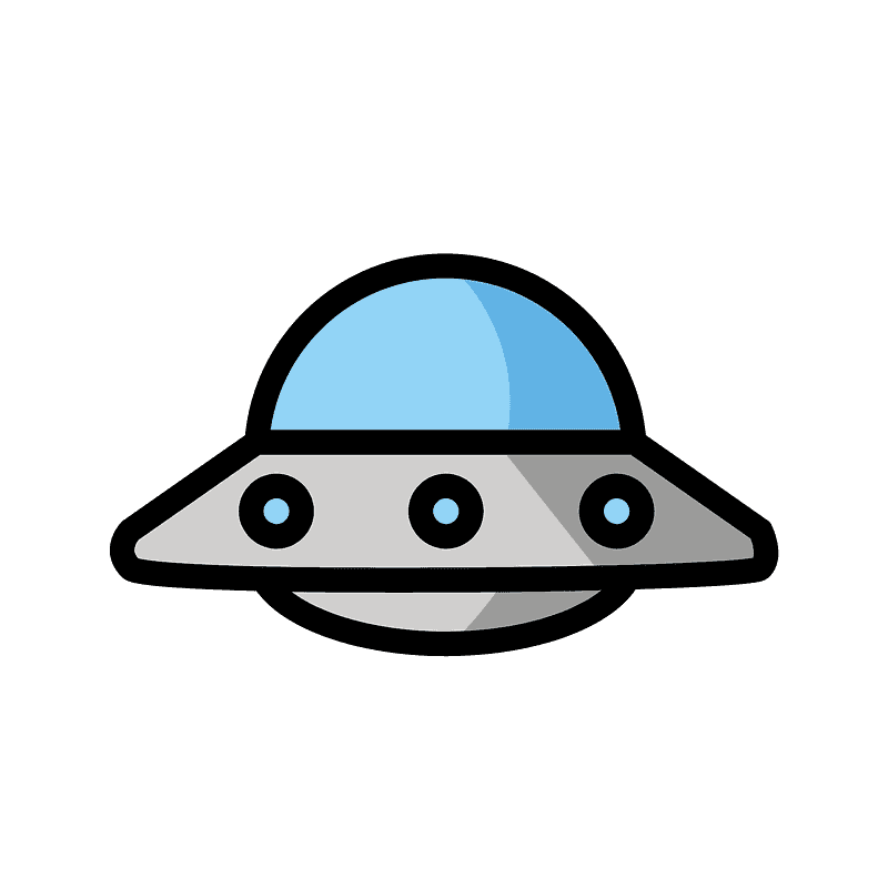 UFO clipart transparent background 1