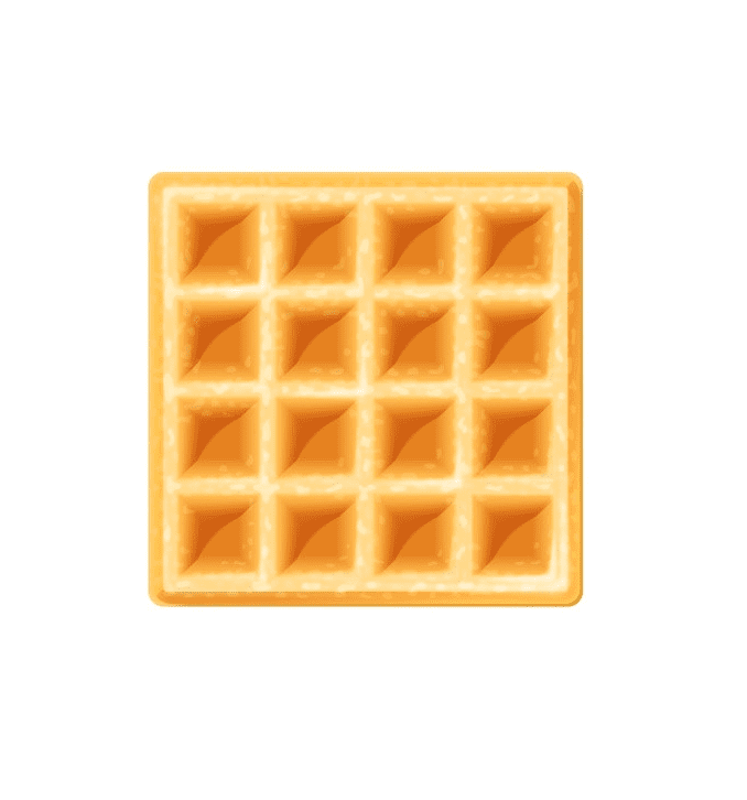 Waffle clipart for kid