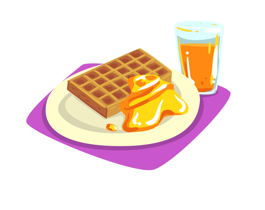 Waffle clipart free for kid