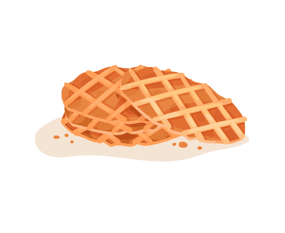Waffle clipart free picture
