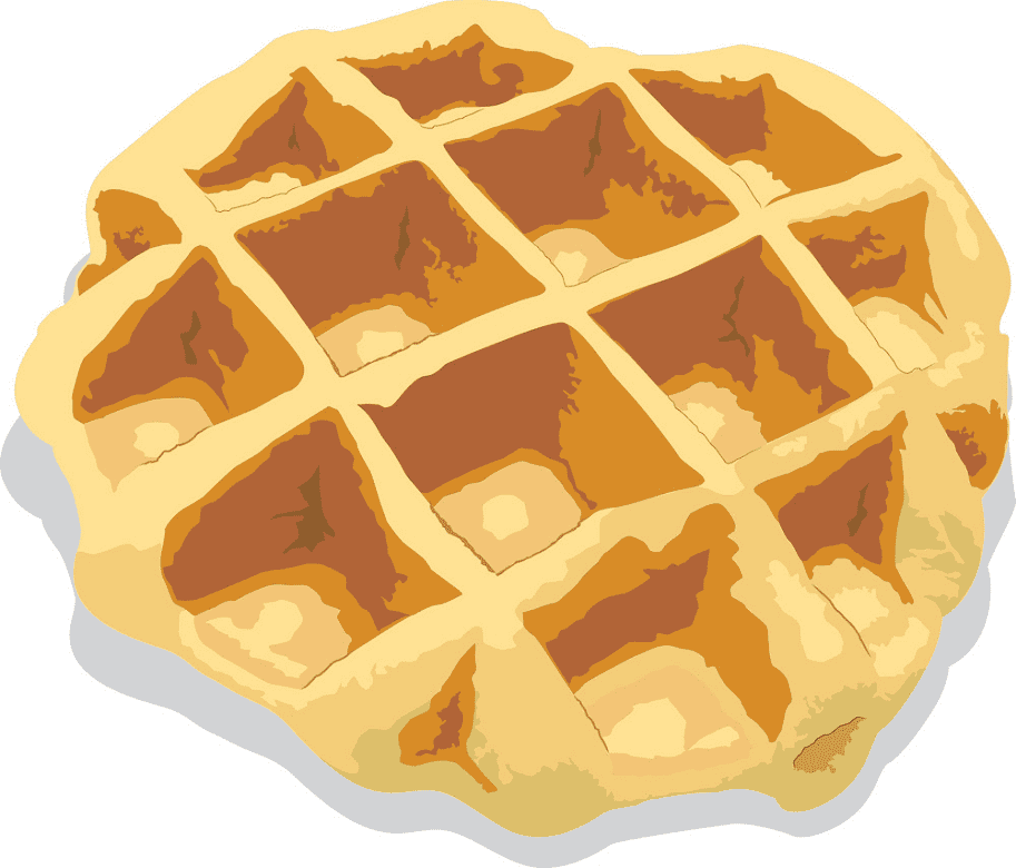 Waffle clipart free