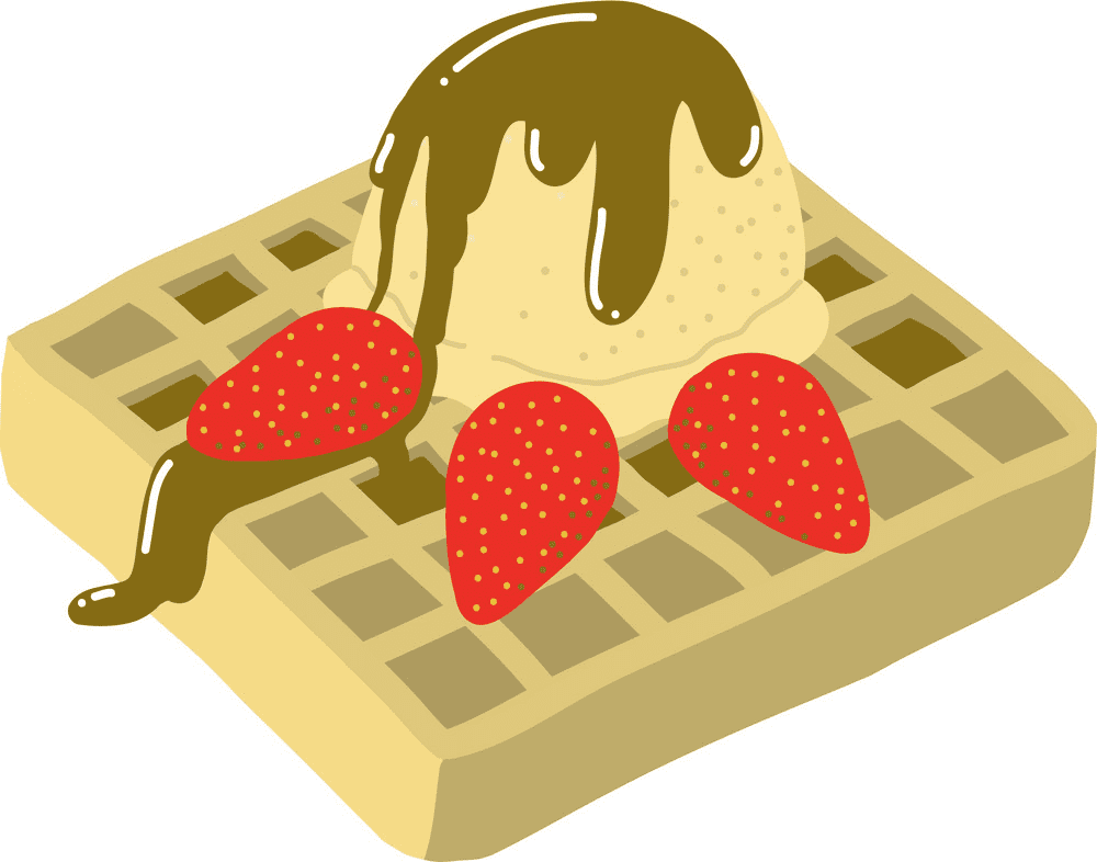 Waffle clipart picture