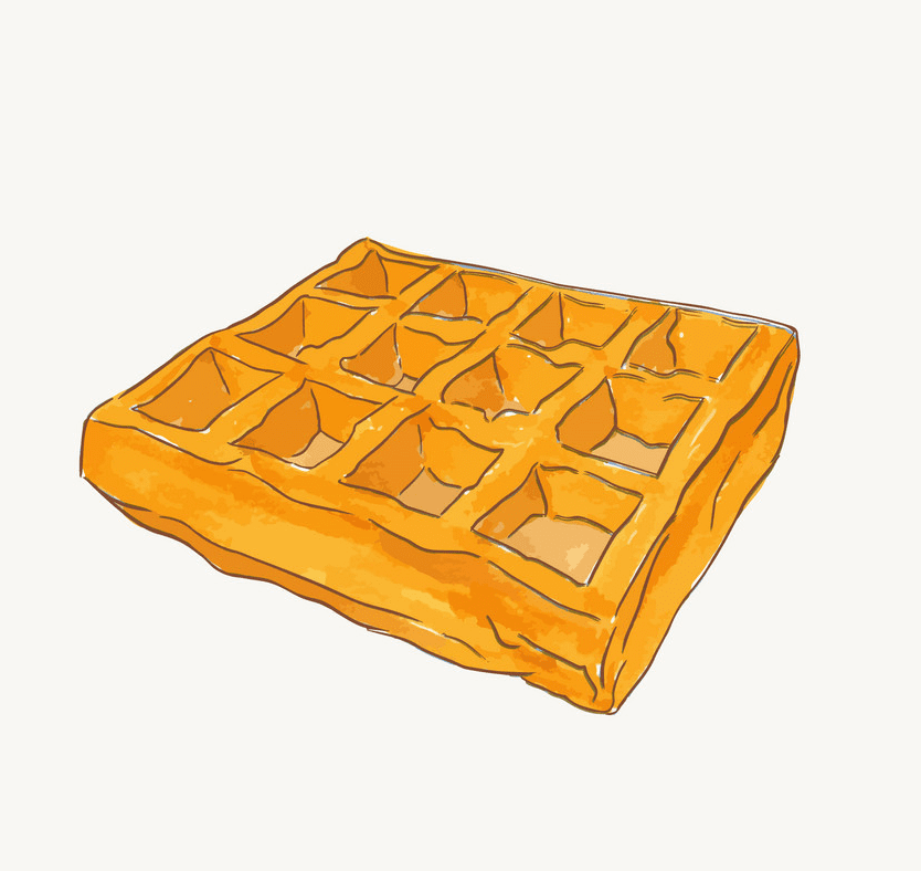 Waffle clipart png image