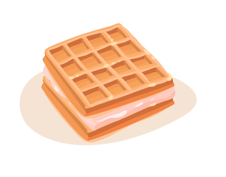 Waffles clipart image