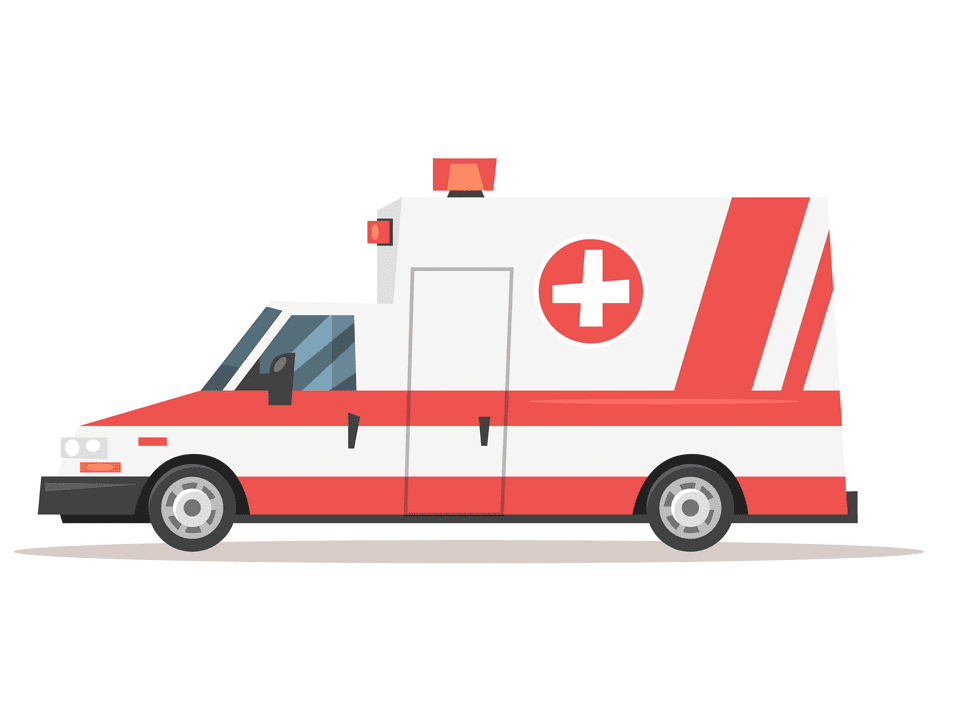 Ambulance clipart for kid