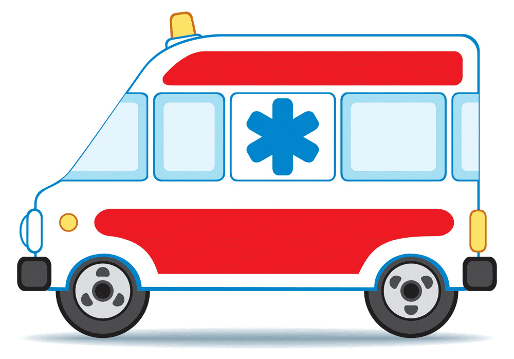 Ambulance clipart free for kids
