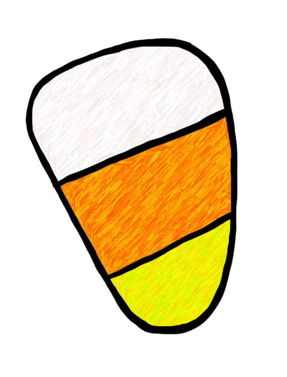 Candy Corn clipart png for kids