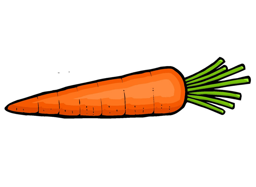 Carrot clipart for kids