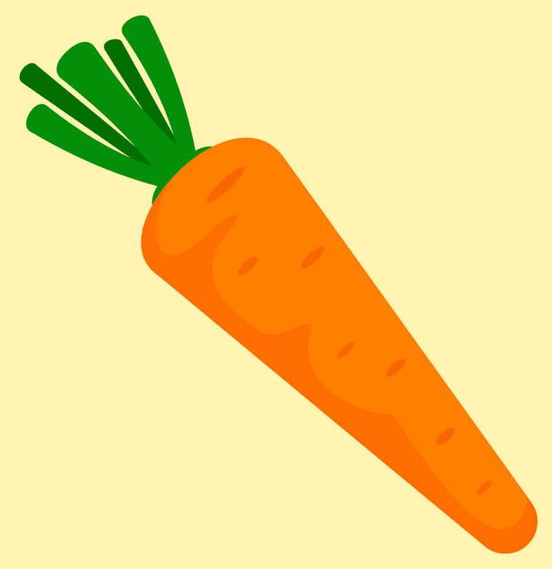 Carrot clipart free 1