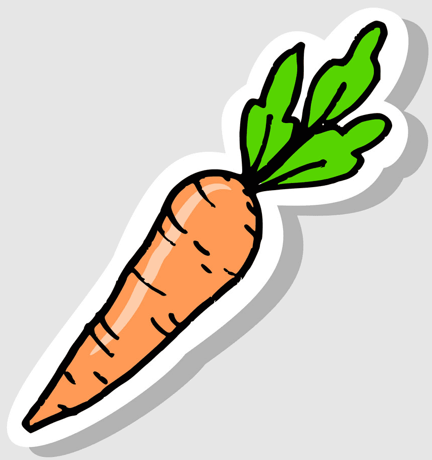 Carrot clipart free 3