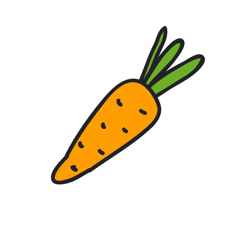 Carrot clipart free 4
