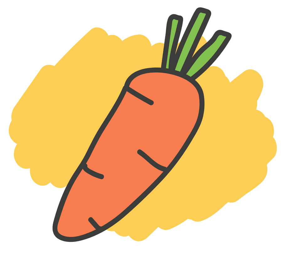 Carrot clipart free 7
