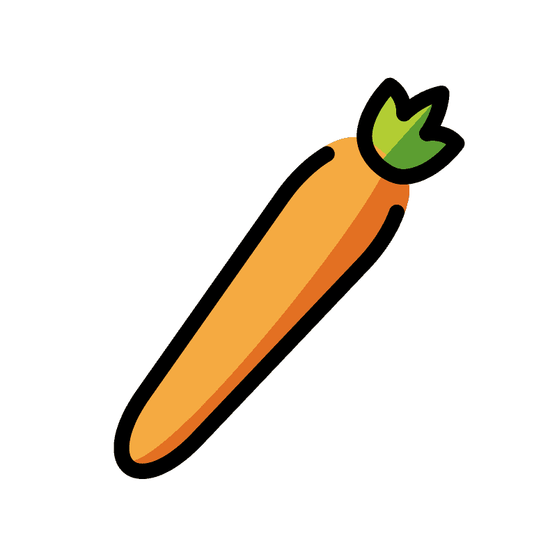 Carrot clipart transparent 3