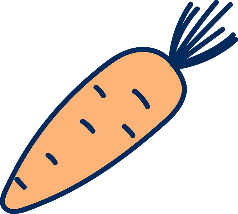 Carrot clipart transparent background 1