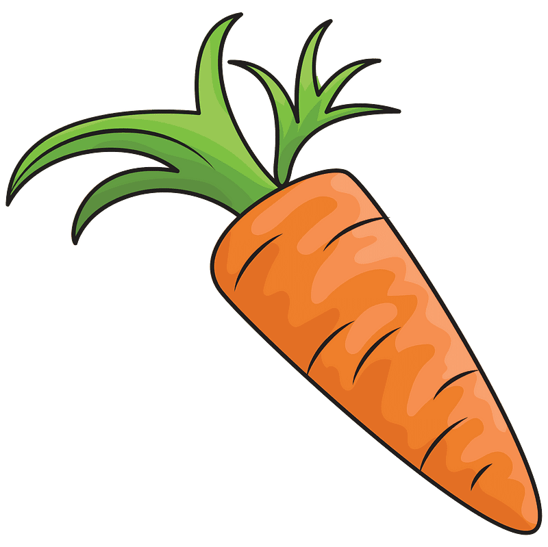 Carrot clipart transparent for free