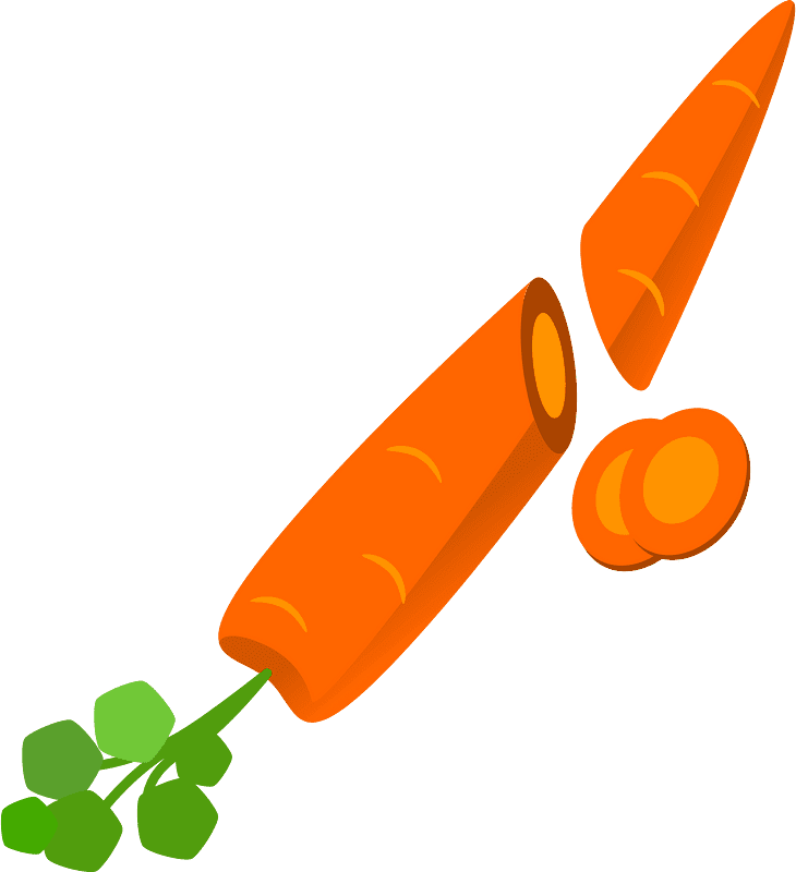Carrot clipart transparent free