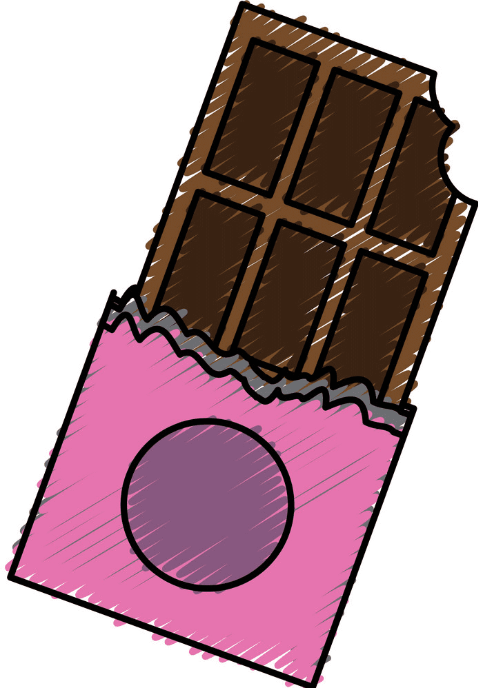 Chocolate Bar clipart png for kids