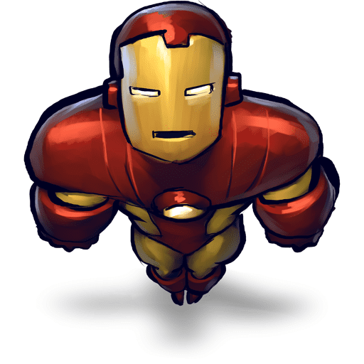 Free Iron Man clipart for kid