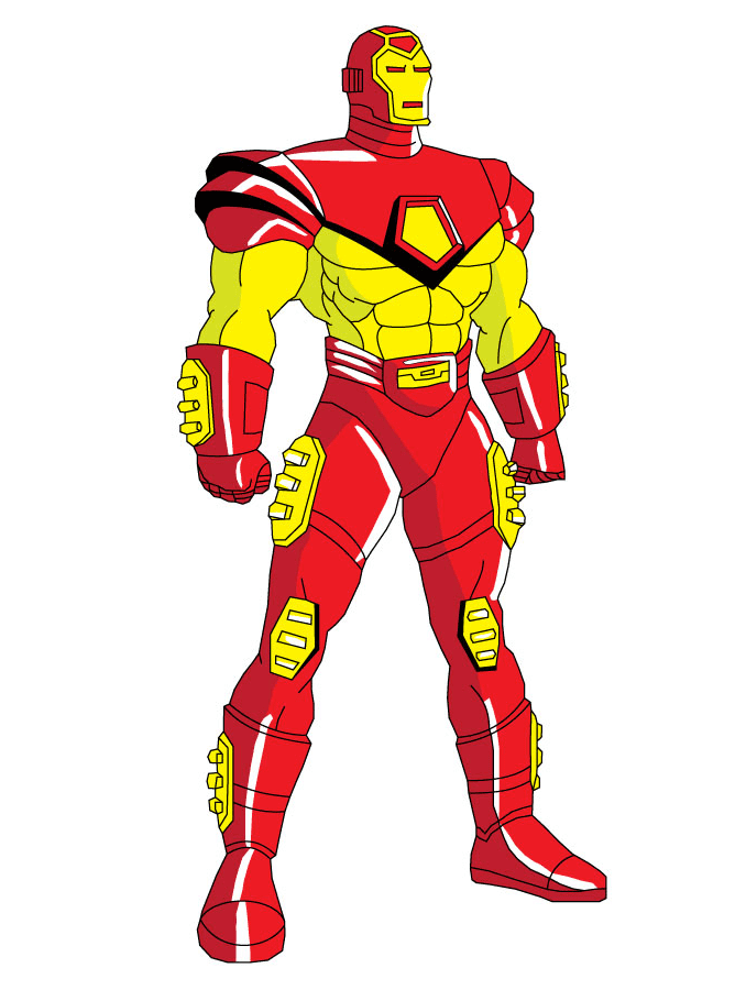 Free Iron Man clipart png for kid