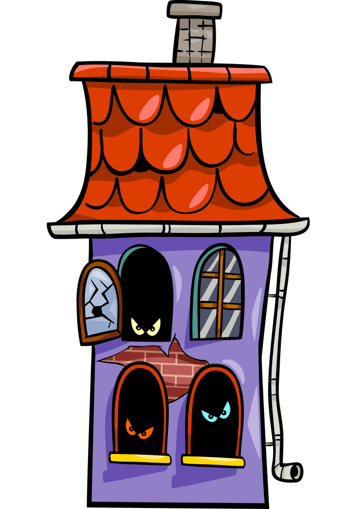 Haunted House clipart for free