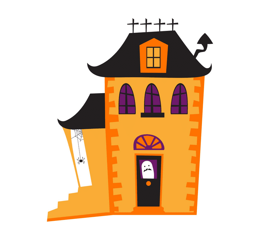Haunted House clipart free 2