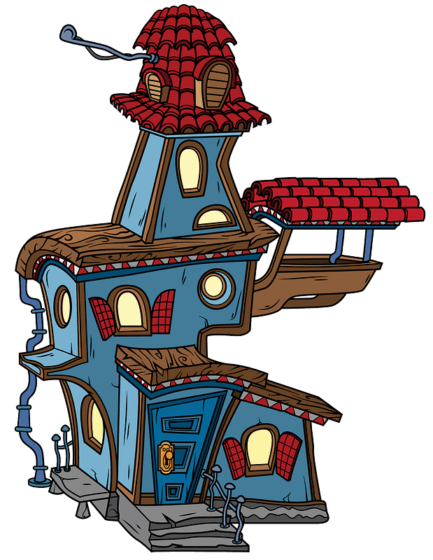 Haunted House clipart transparent 1