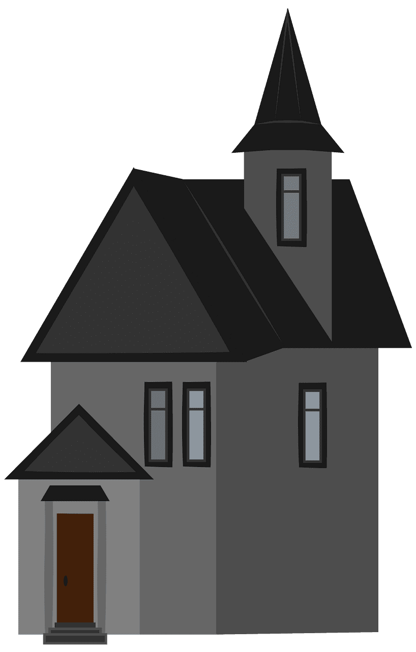 Haunted House clipart transparent 3