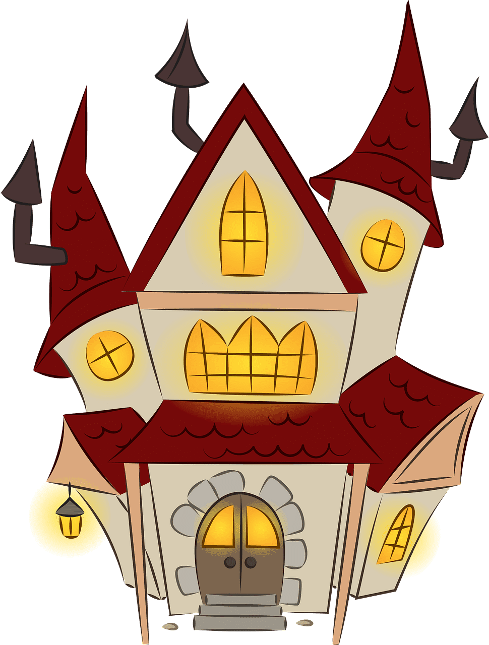 Haunted House clipart transparent 5