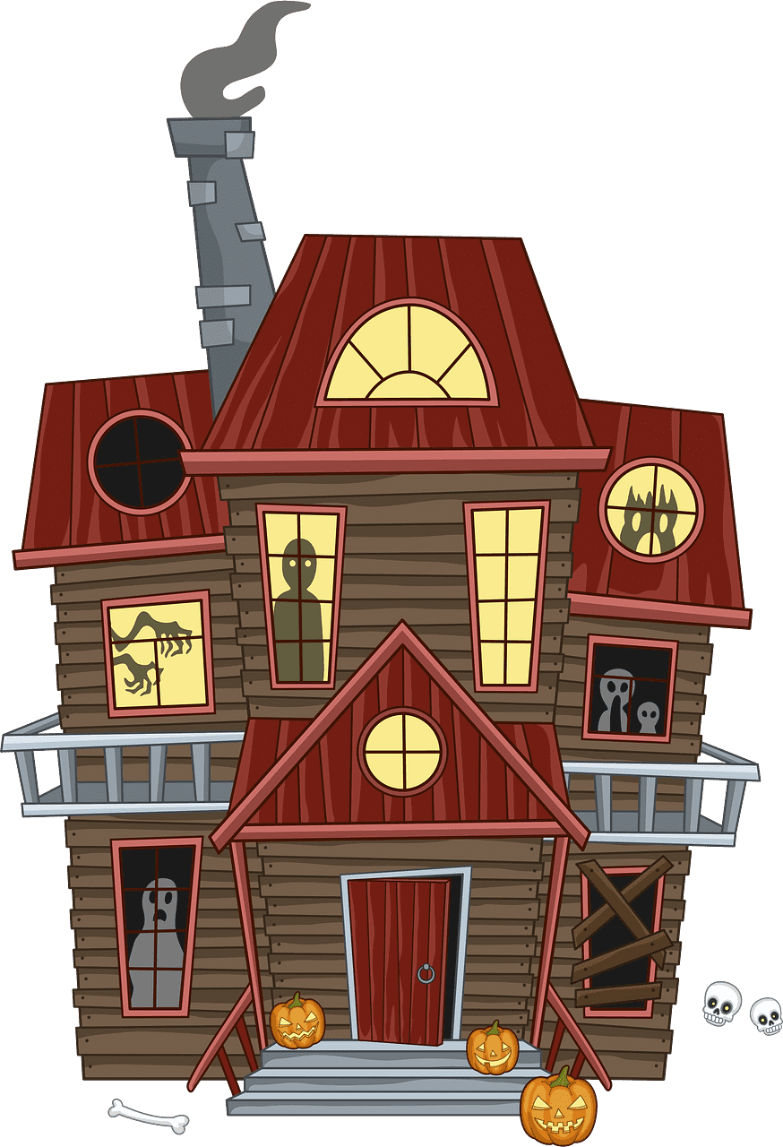 Haunted House clipart transparent 9