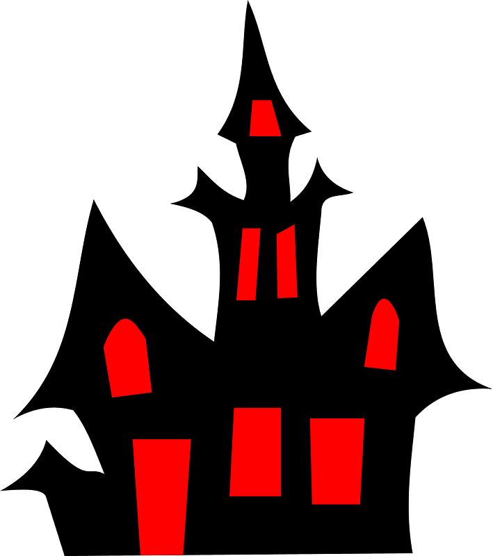 Haunted House clipart transparent background 8