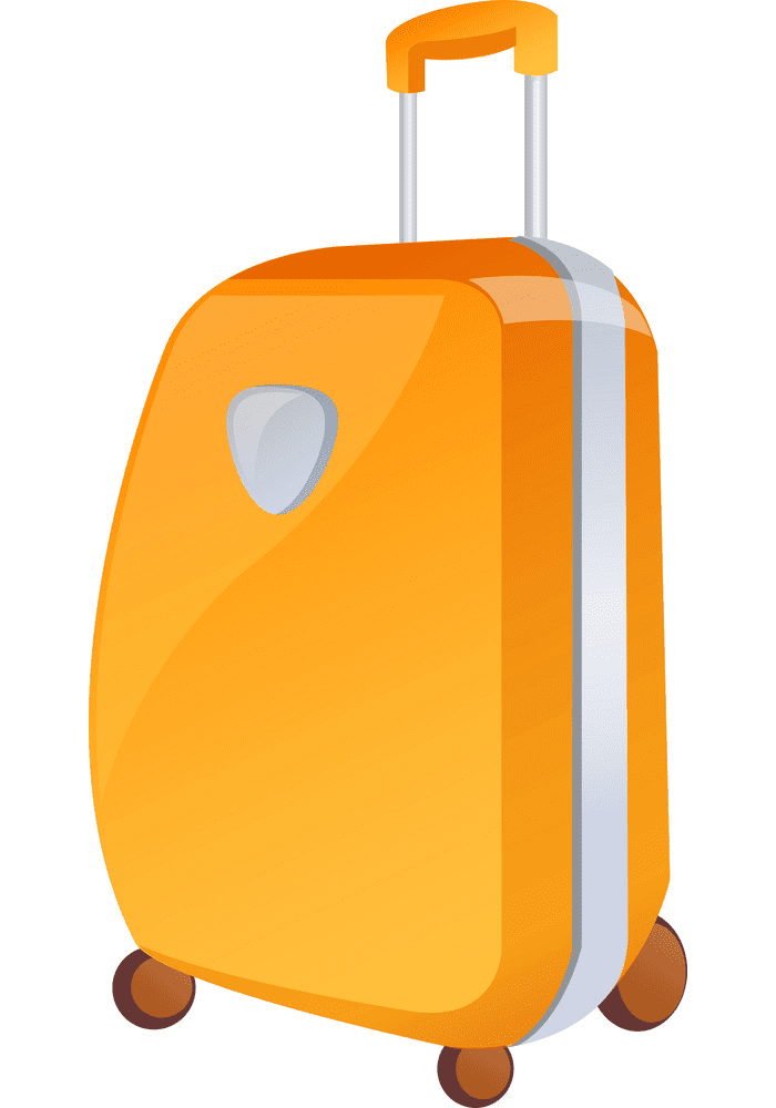 Rolling Suitcase clipart download