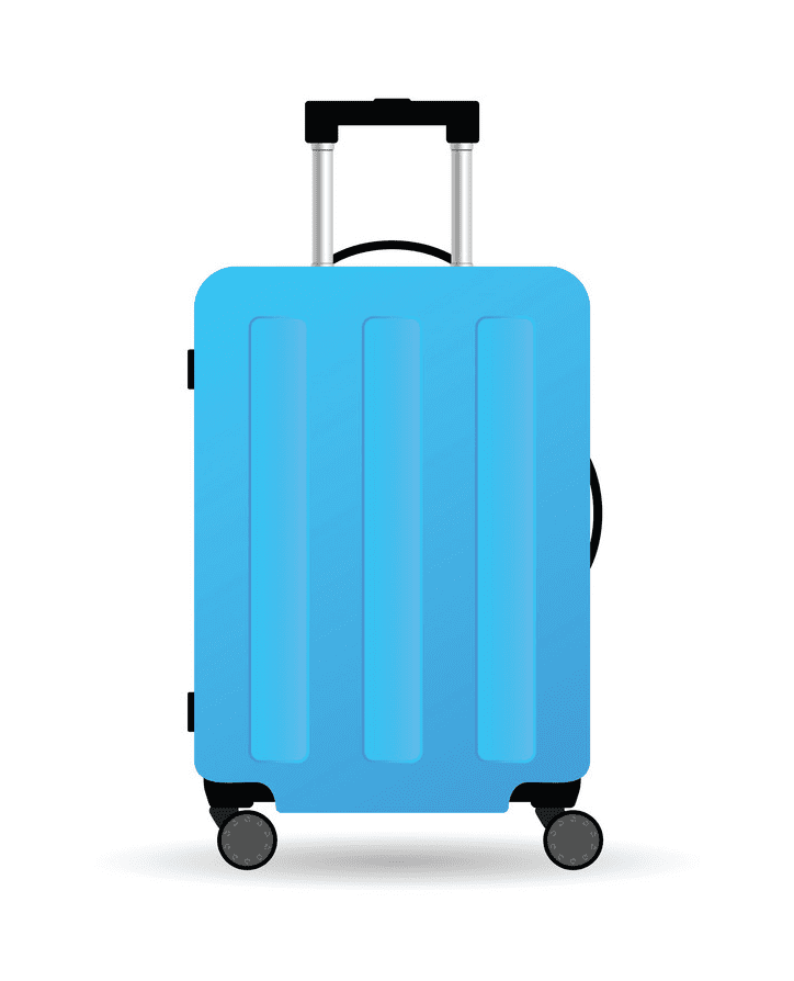Rolling Suitcase clipart image