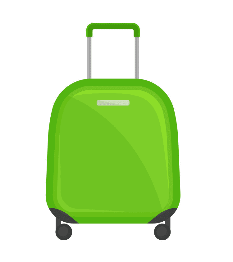 Rolling Suitcase clipart images