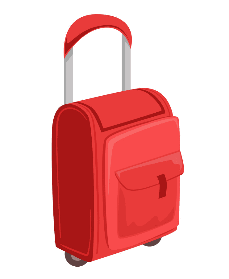 Rolling Suitcase clipart png images