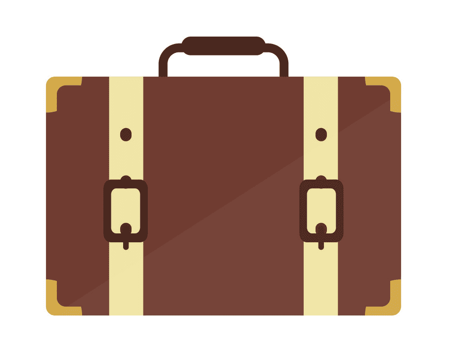 Suitcase clipart for free