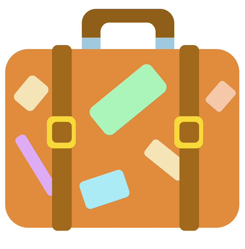 Suitcase clipart png for kid
