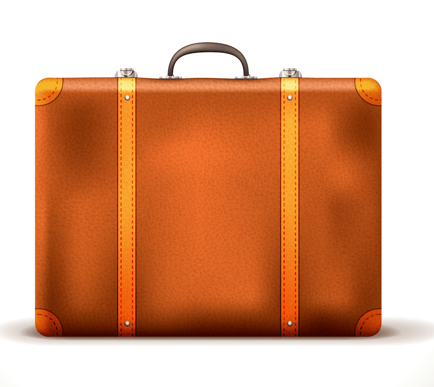 Suitcase clipart png for kids
