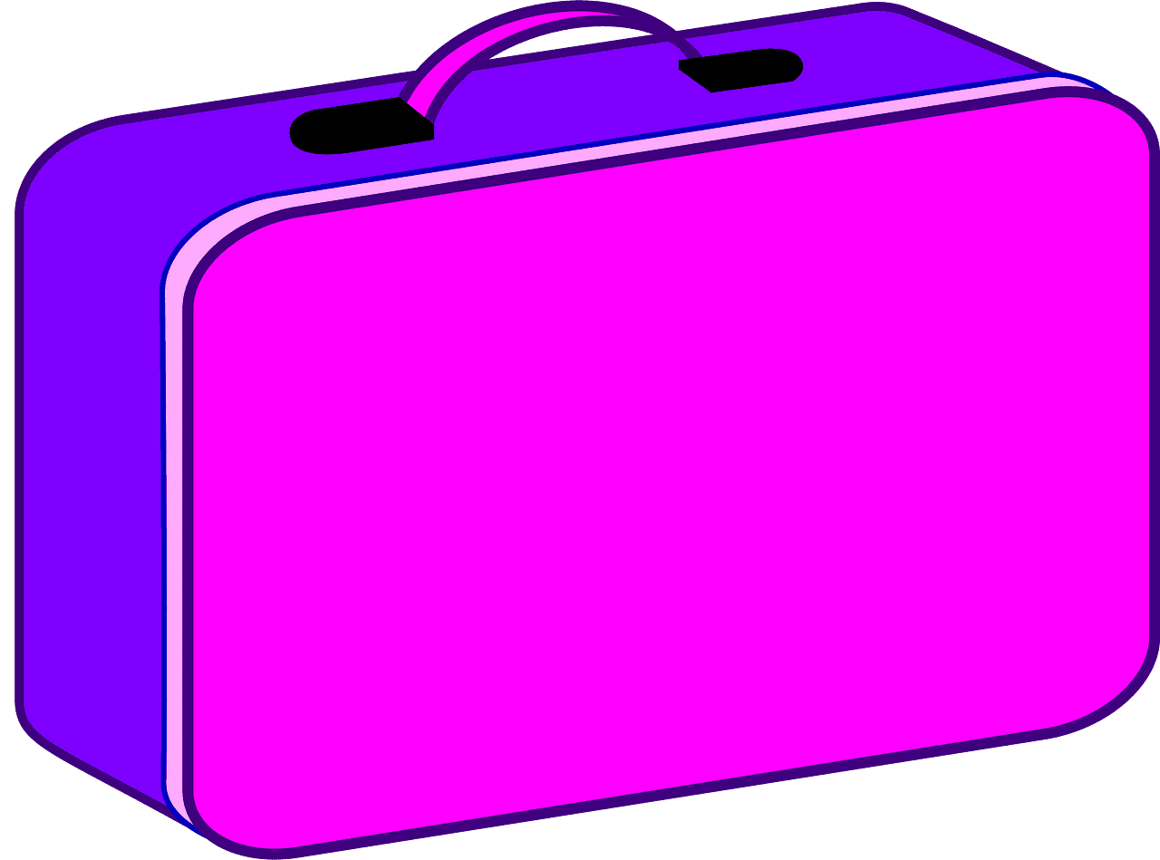 Suitcase clipart transparent 4