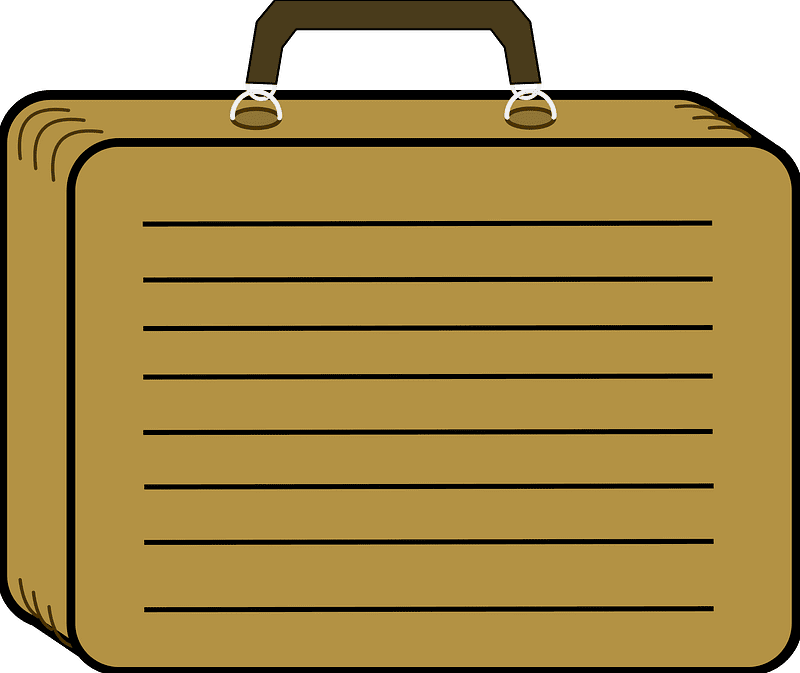 Suitcase clipart transparent download