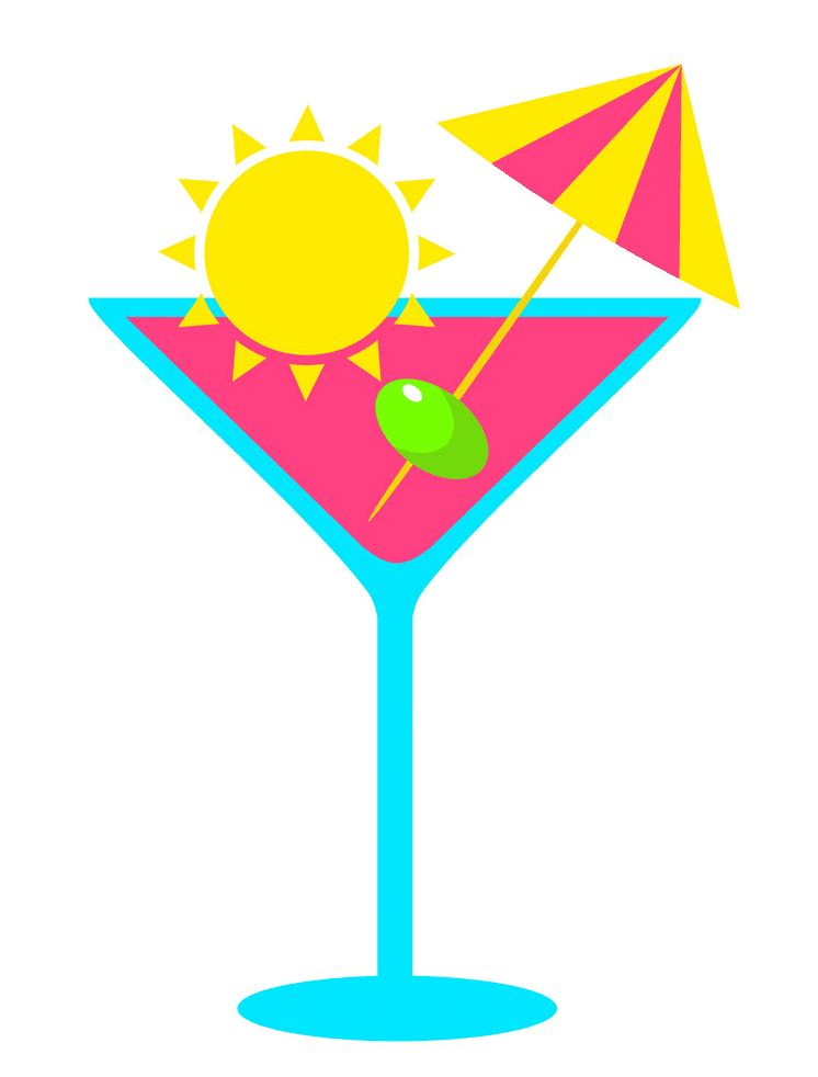 Cocktail clipart free 1