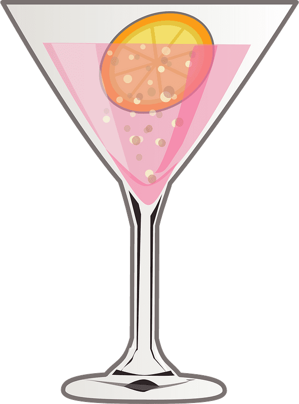 Cocktail clipart transparent background 4