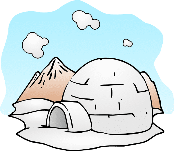 Free Igloo clipart picture