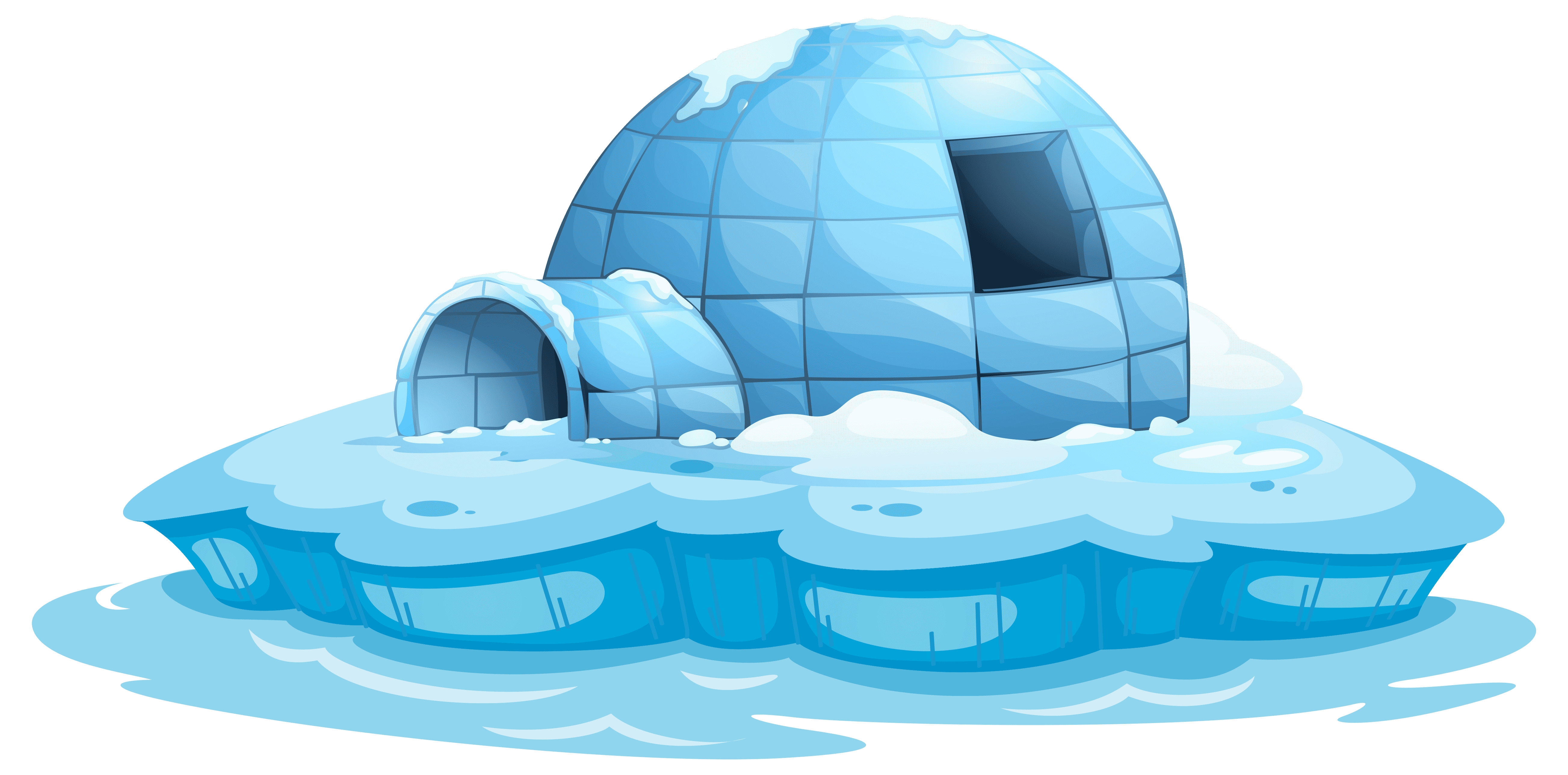 Free Igloo clipart png