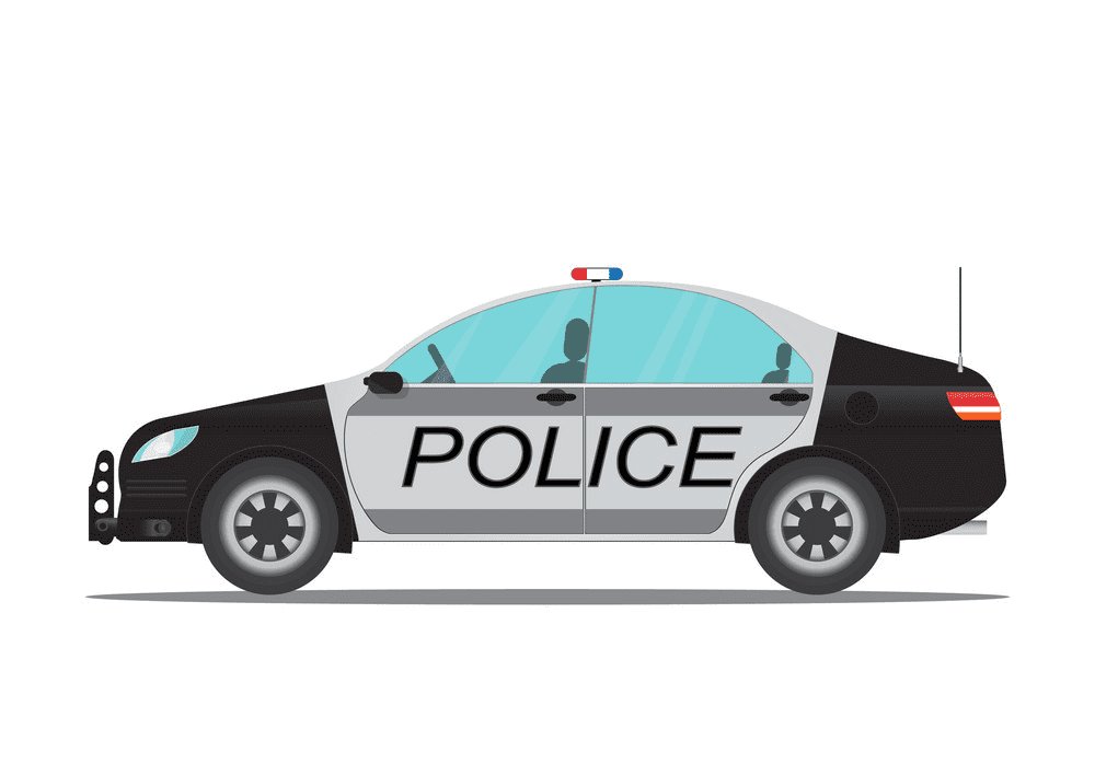 Free Police Car clipart for kid