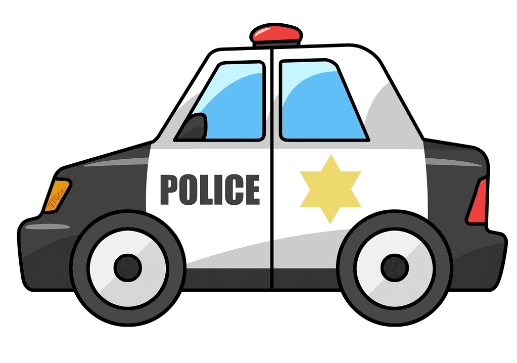 Free Police Car clipart for kids