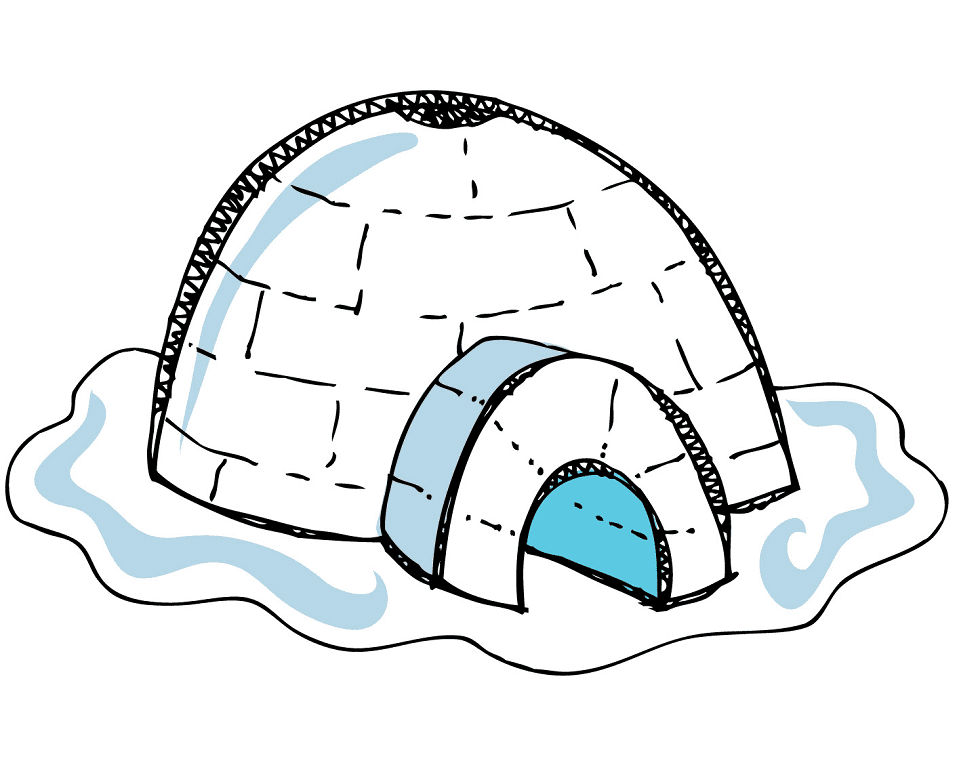 Igloo clipart free download